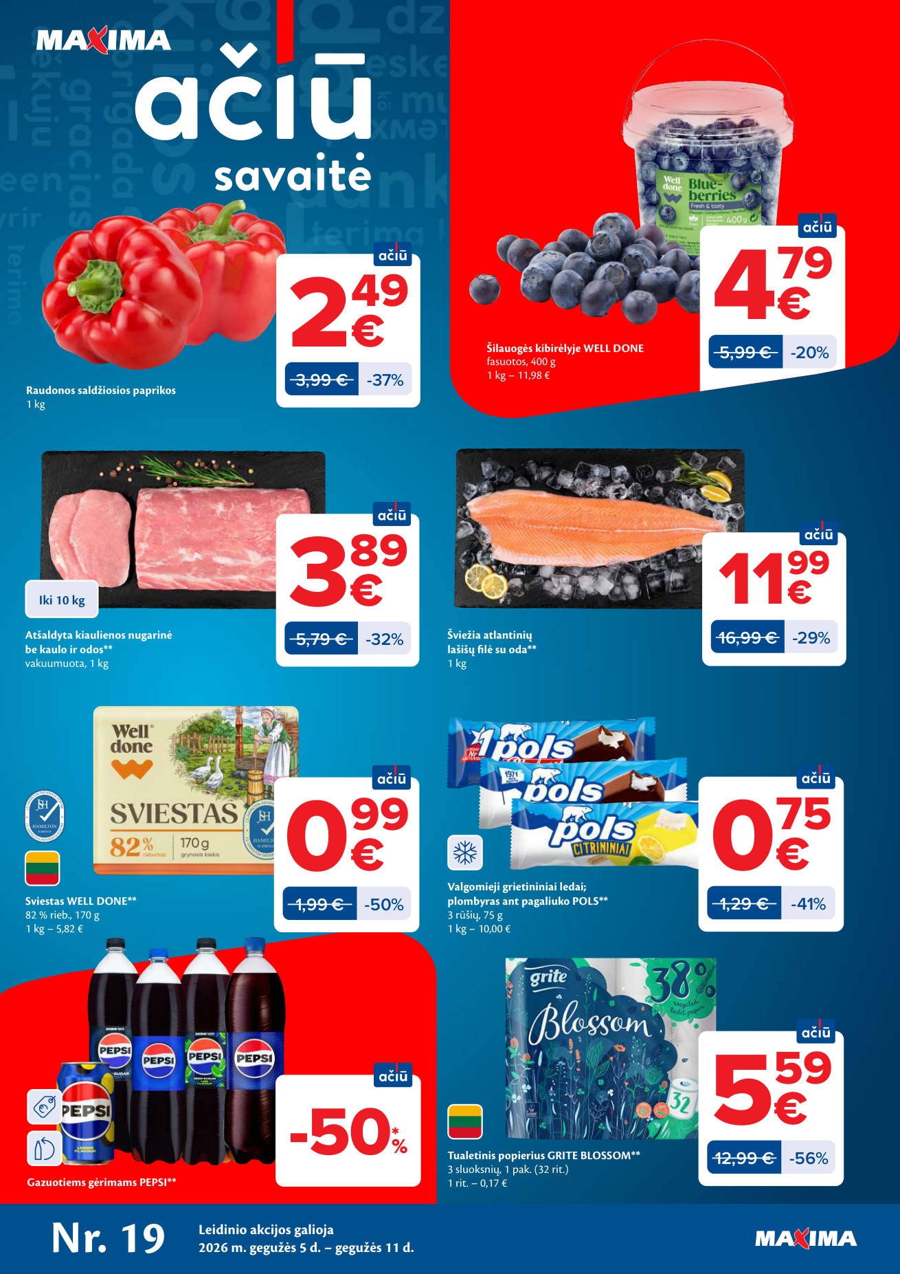 Maxima akcijų leidinys - gegužės 5 – page 1