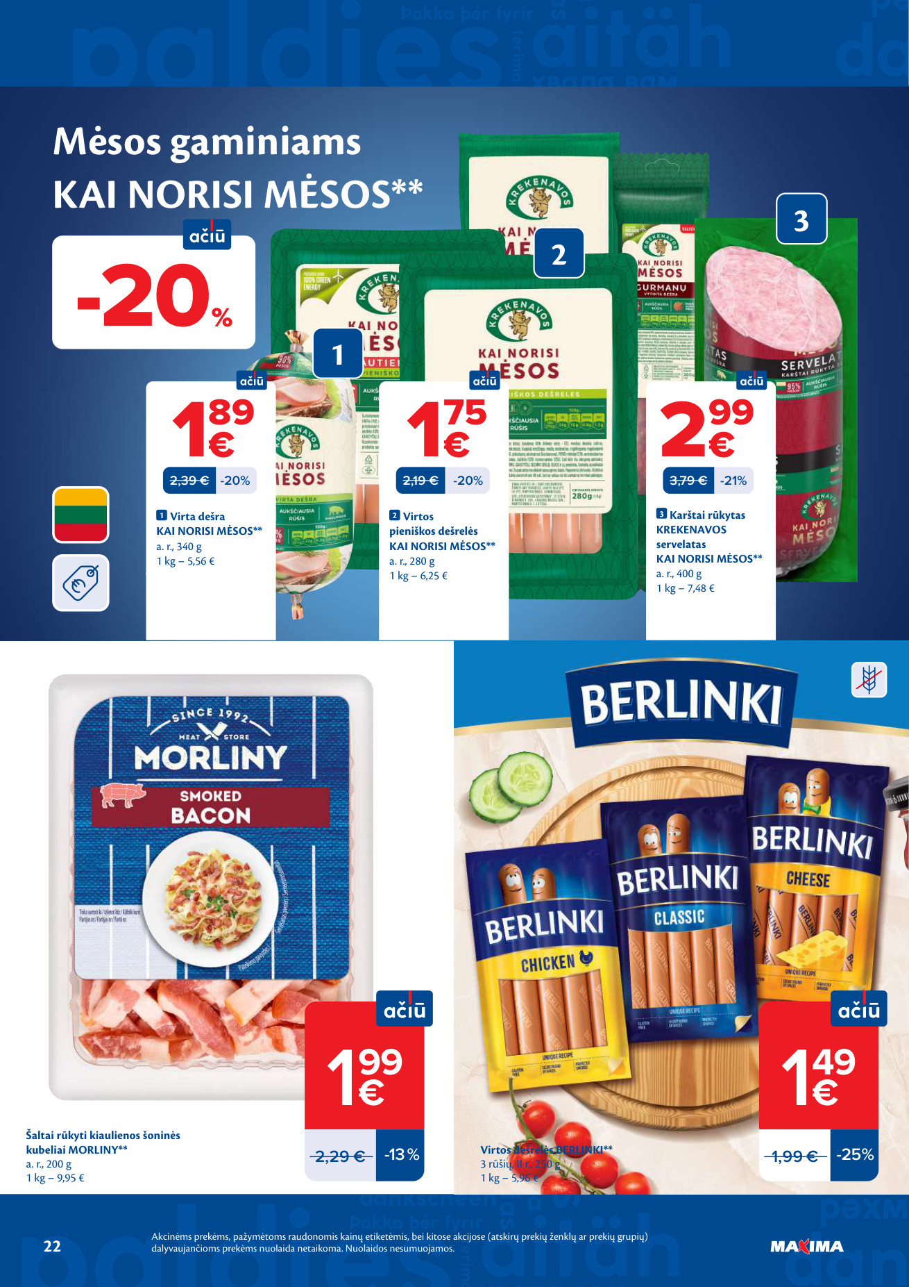Maxima akcijų leidinys - gegužės 5 – page 22