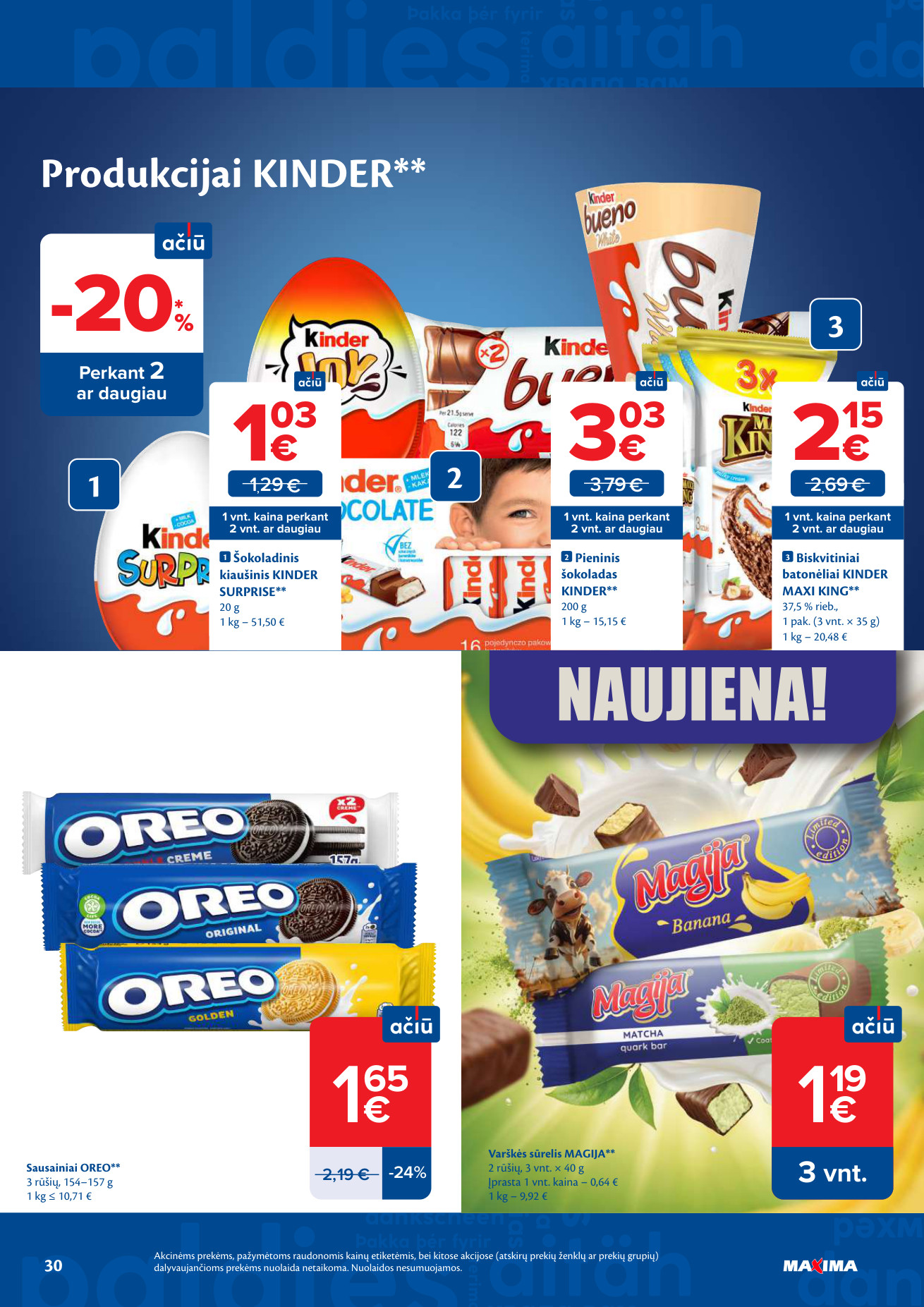 Maxima akcijų leidinys - gegužės 5 – page 30