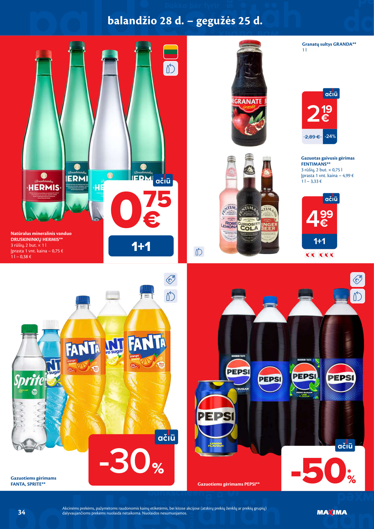 Maxima akcijų leidinys - gegužės 5 – page 34