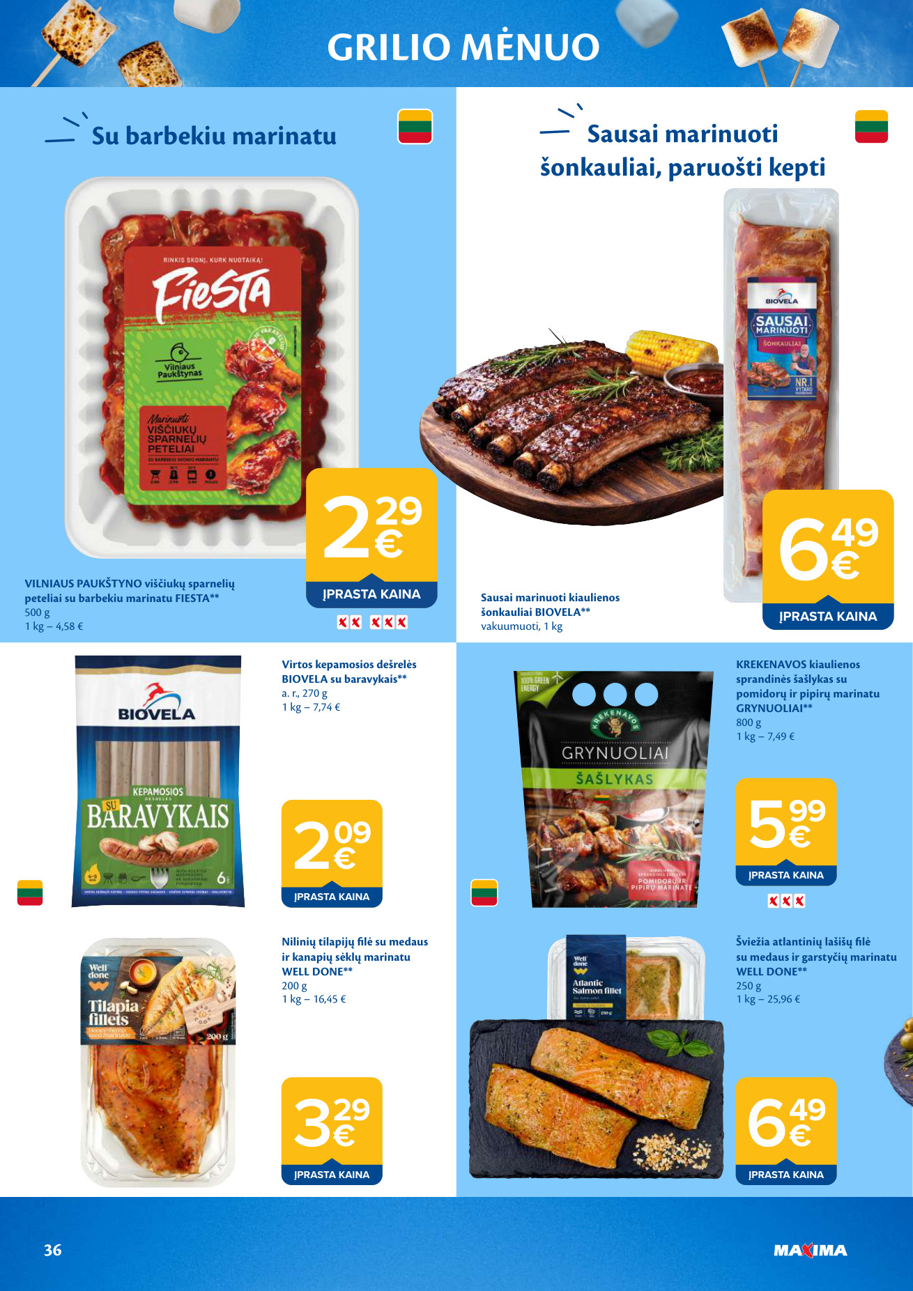 Maxima akcijų leidinys - gegužės 5 – page 36