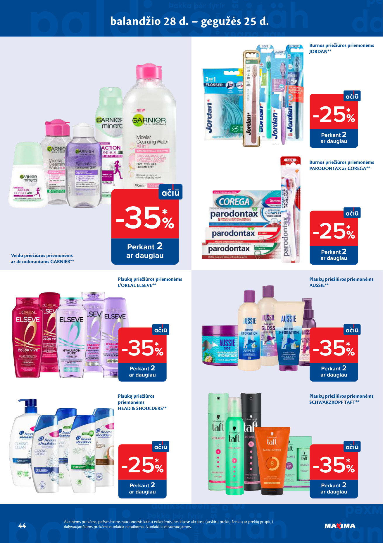 Maxima akcijų leidinys - gegužės 5 – page 44