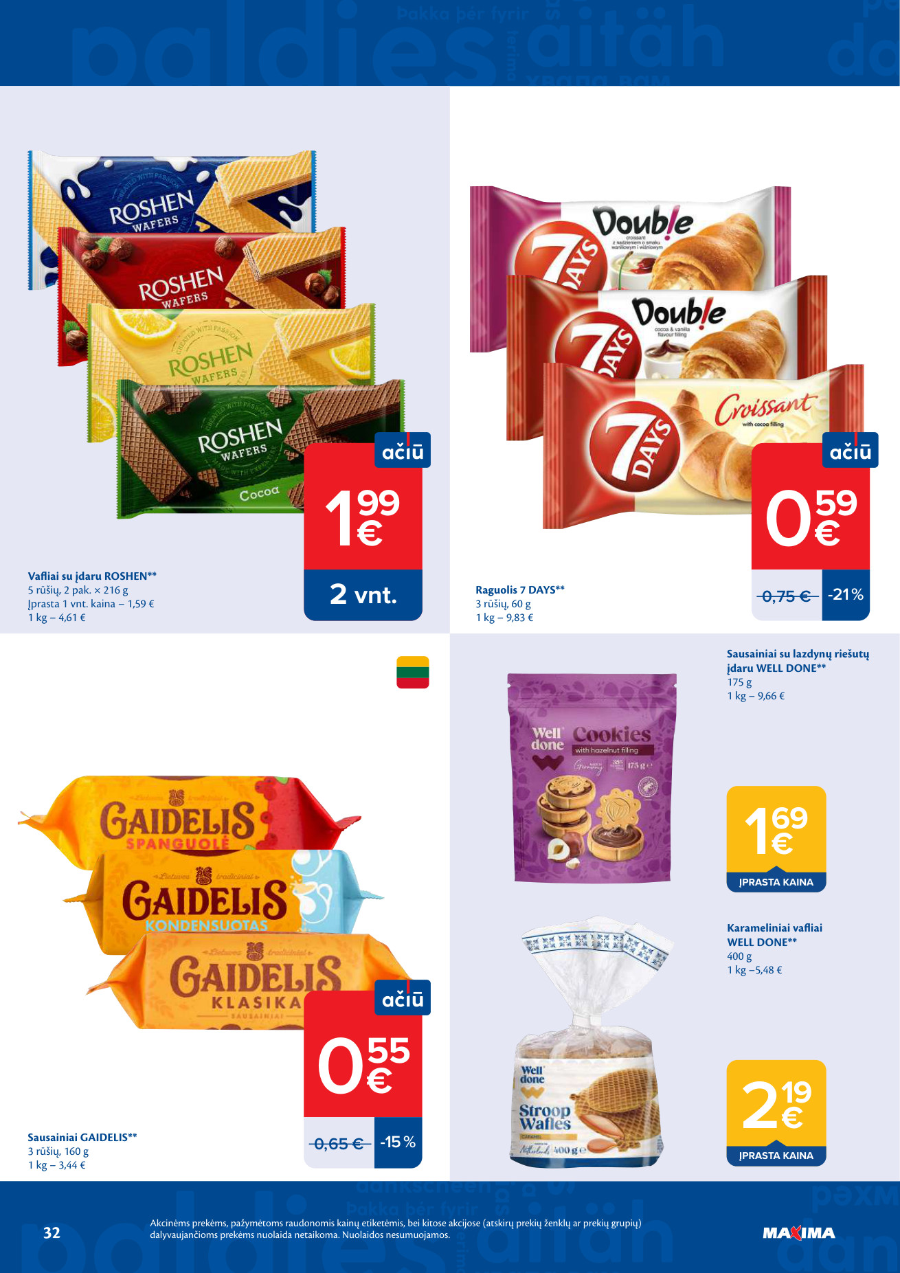 Maxima akcijų leidinys - gegužės 12 – page 32