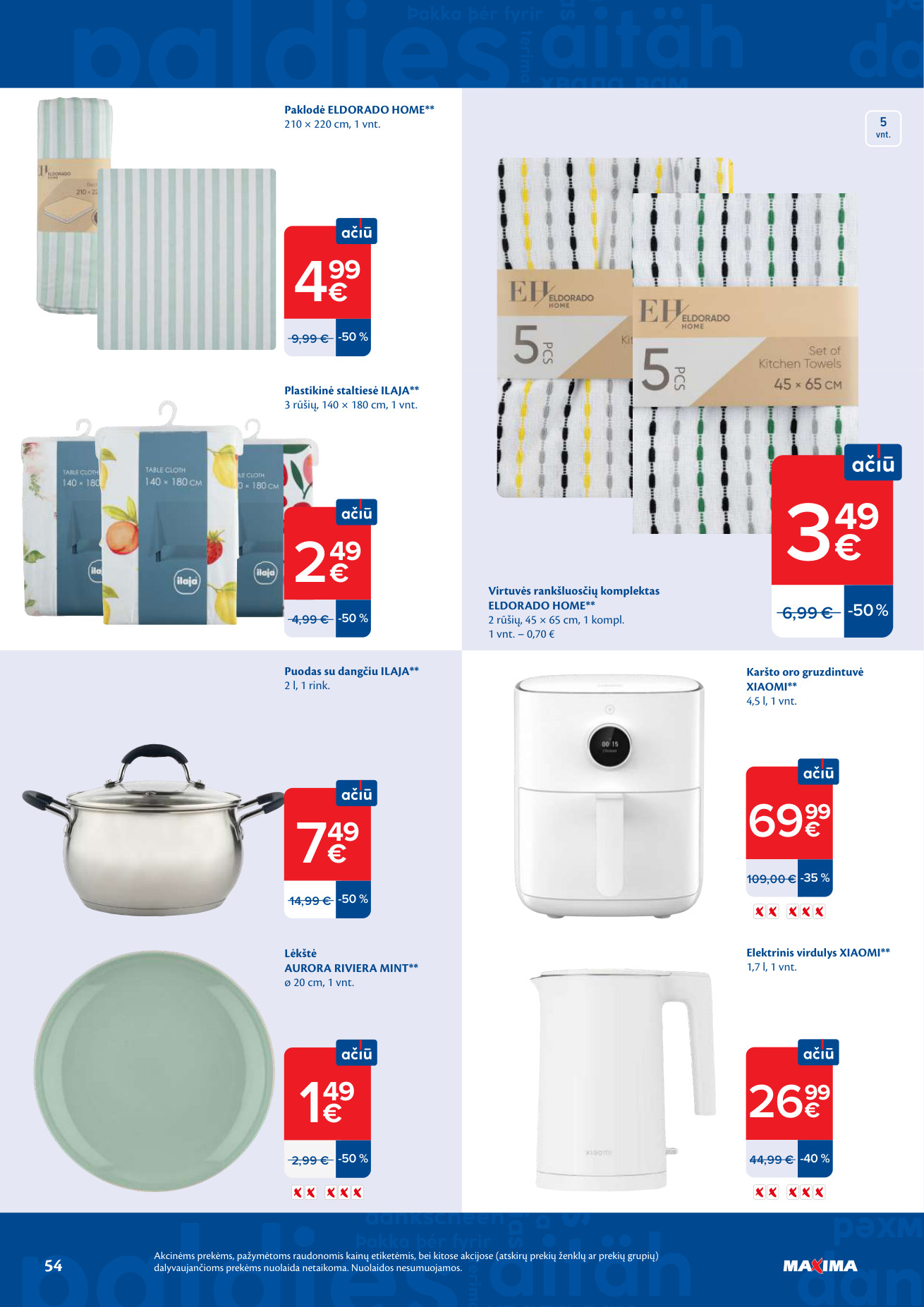 Maxima akcijų leidinys - gegužės 12 – page 54