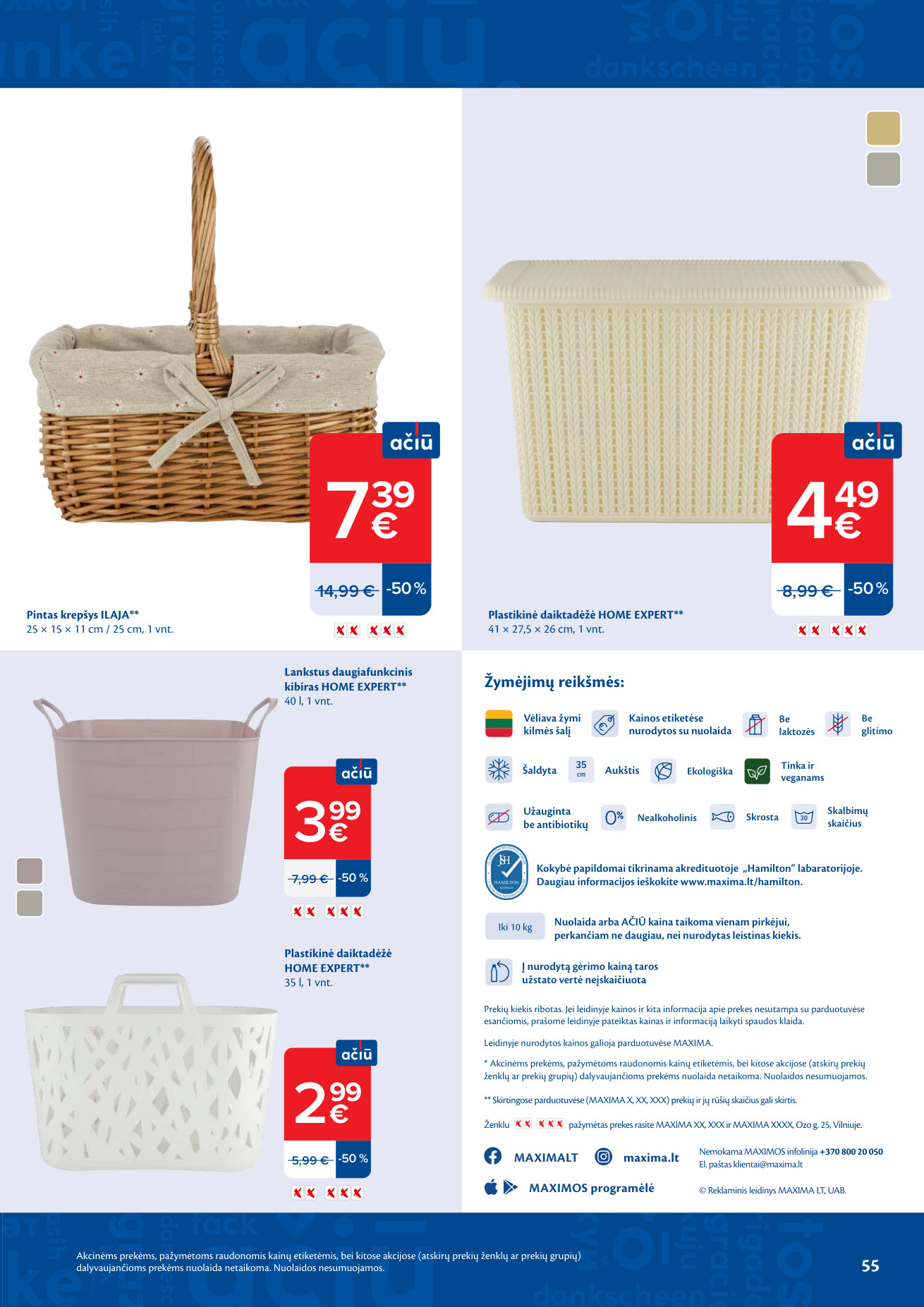 Maxima akcijų leidinys - gegužės 12 – page 55