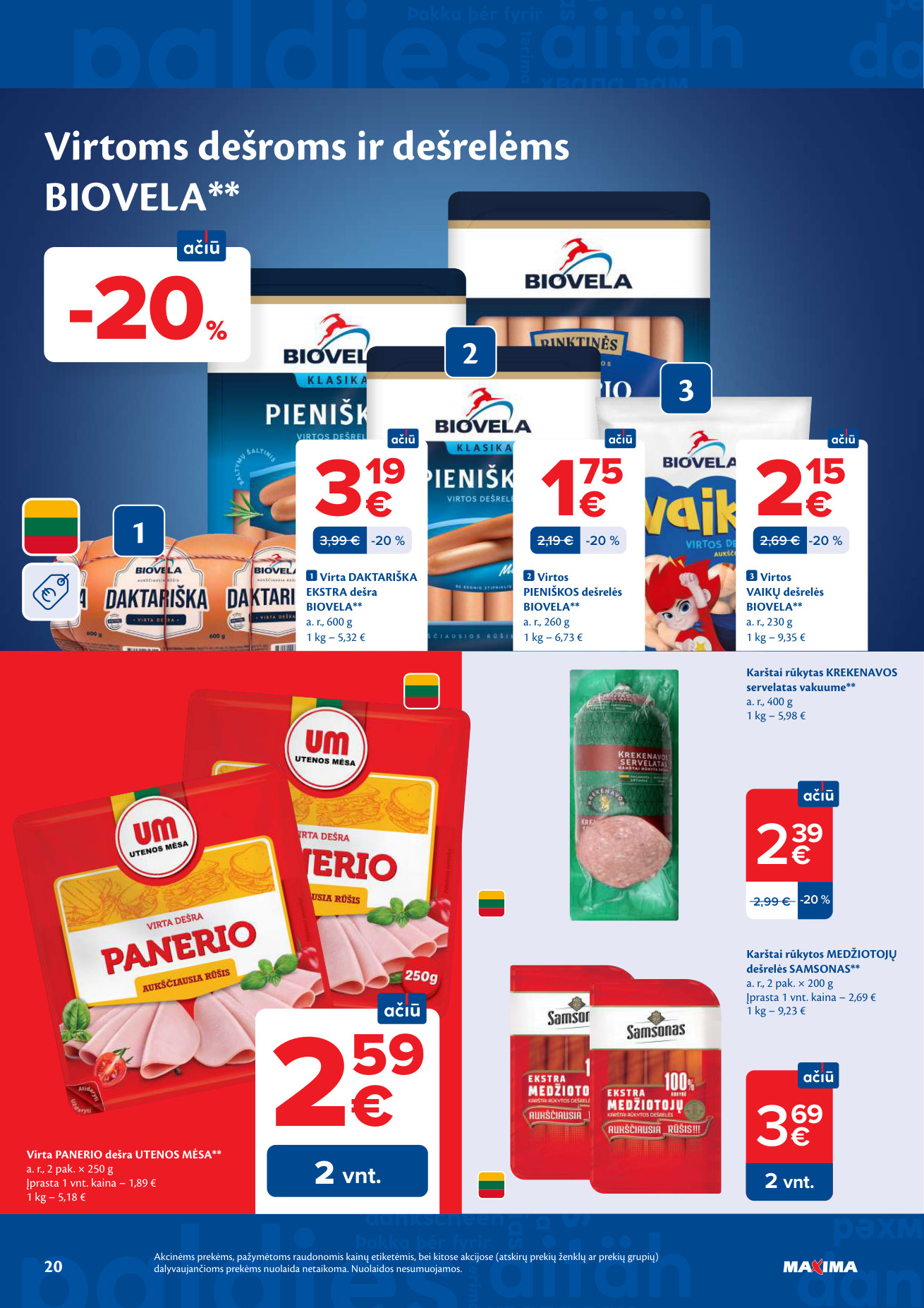 Maxima akcijų leidinys - gegužės 19 – page 20