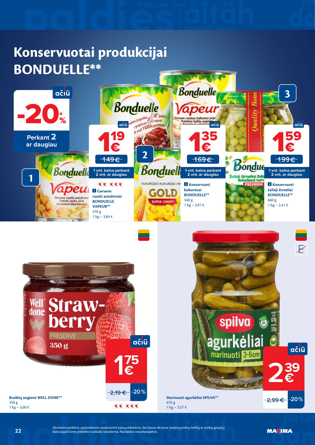 Maxima akcijų leidinys - gegužės 19 – page 22