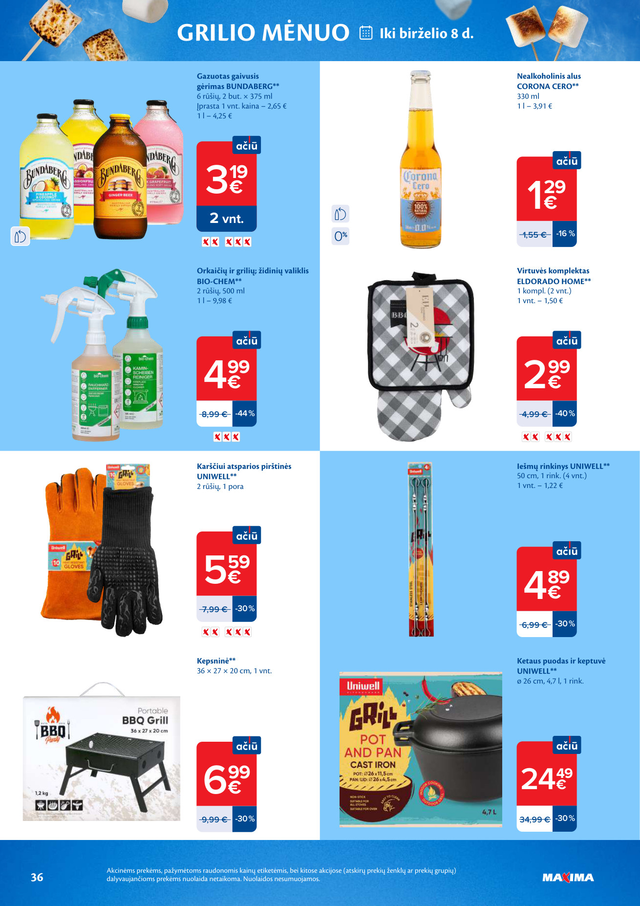 Maxima akcijų leidinys - gegužės 19 – page 36