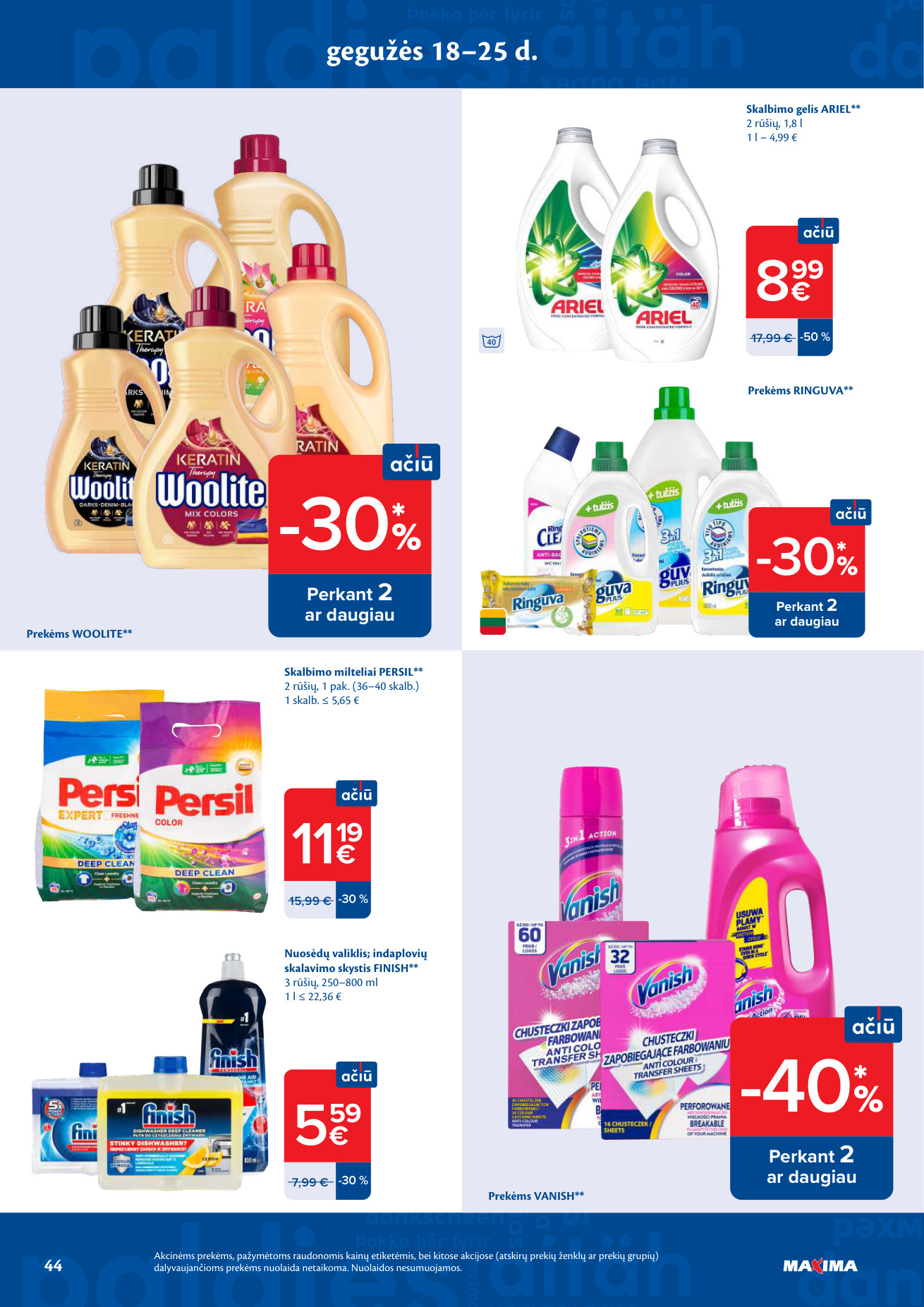 Maxima akcijų leidinys - gegužės 19 – page 44