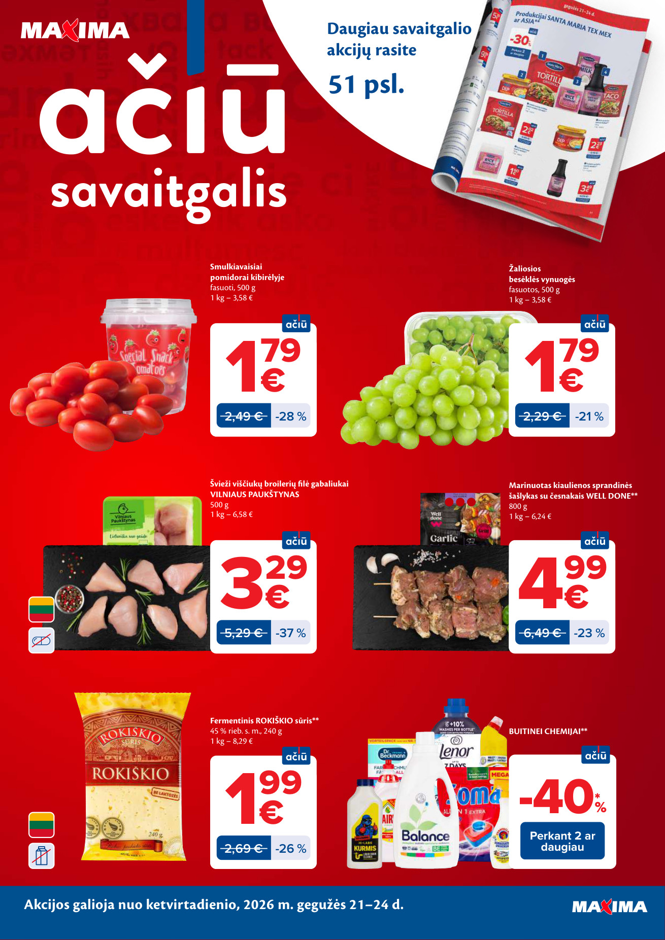 Maxima akcijų leidinys - gegužės 19 – page 52