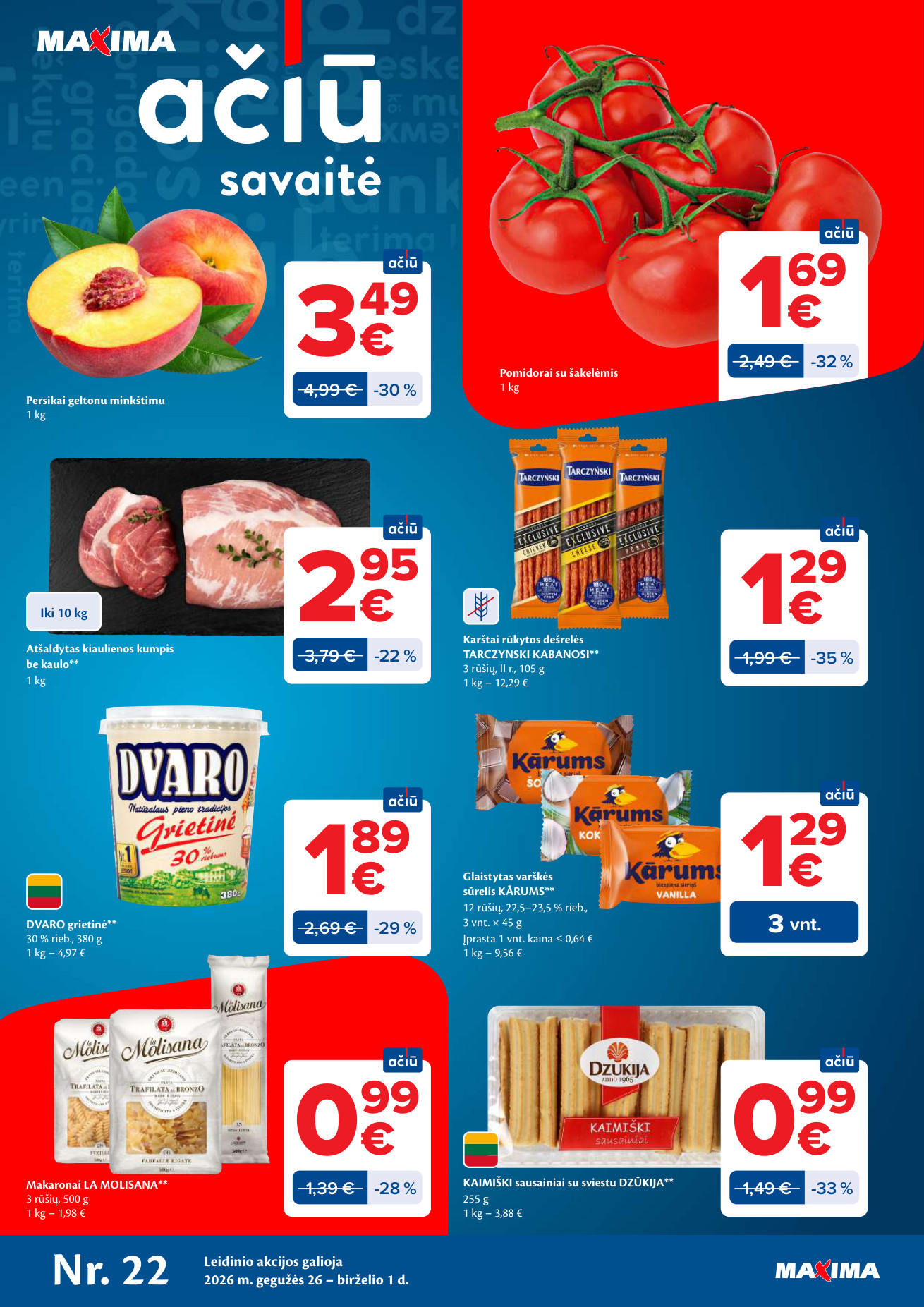 Maxima akcijų leidinys - gegužės 26 – page 1