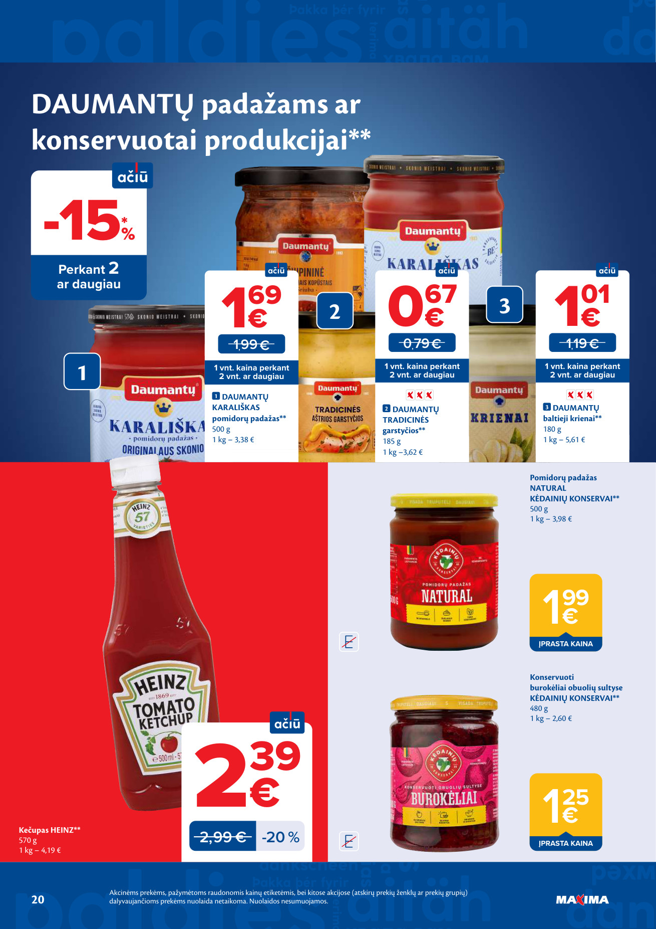 Maxima akcijų leidinys - gegužės 26 – page 20