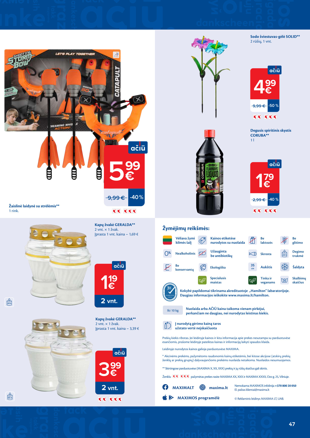 Maxima akcijų leidinys - gegužės 26 – page 47