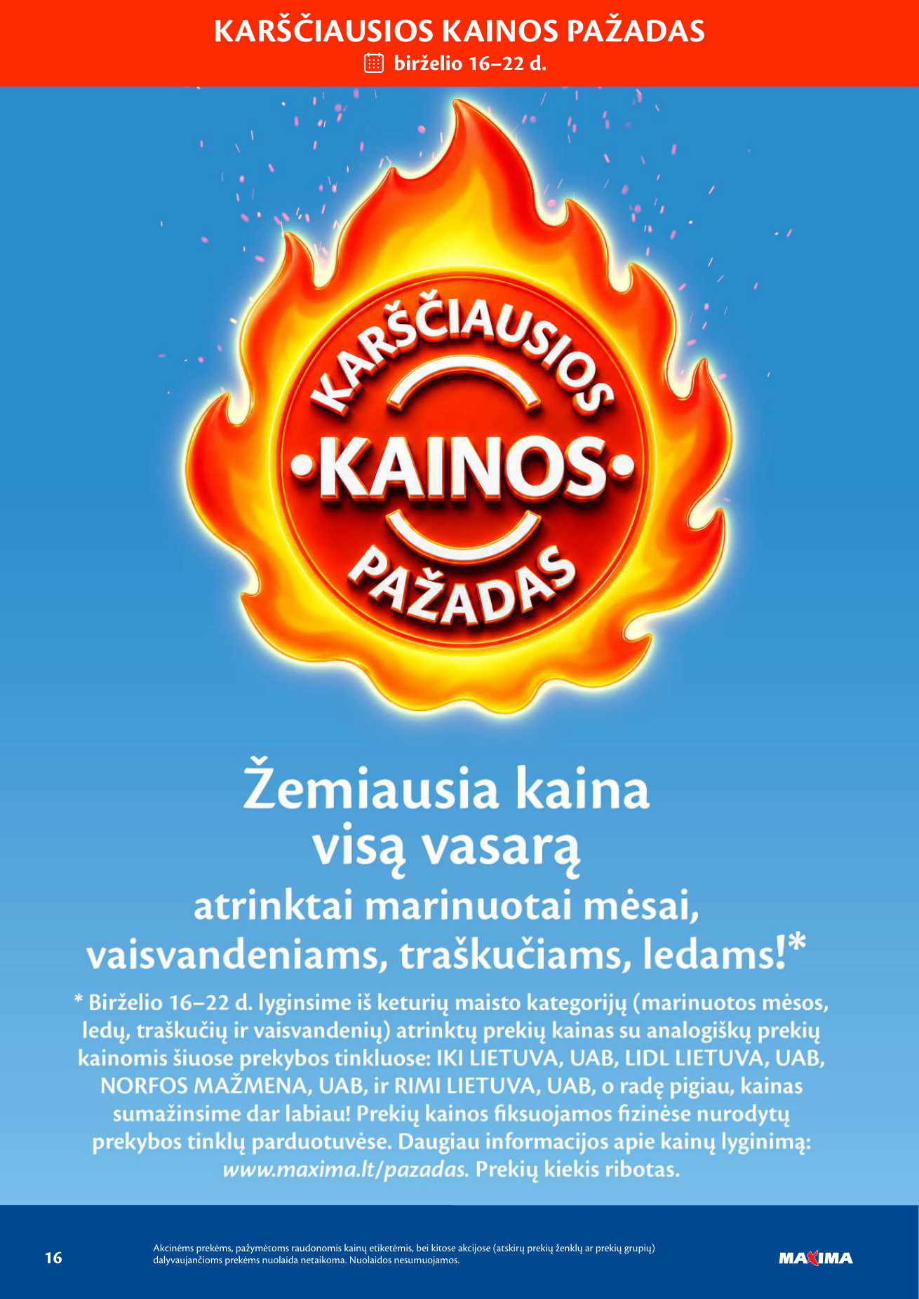 Maxima akcijų leidinys - Birželio 16 – page 16