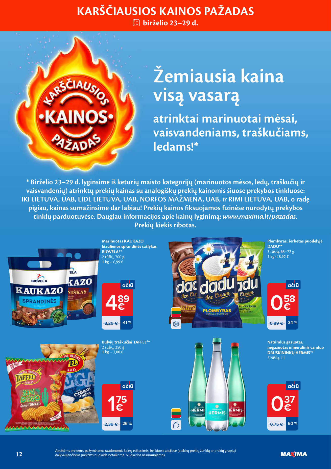 Maxima akcijų leidinys - Birželio 23 – page 12