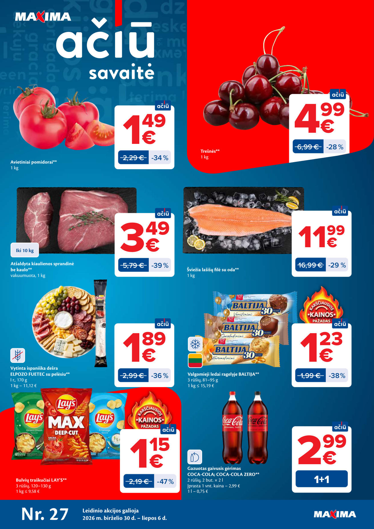 Maxima akcijų leidinys - Birželio 30 – page 1