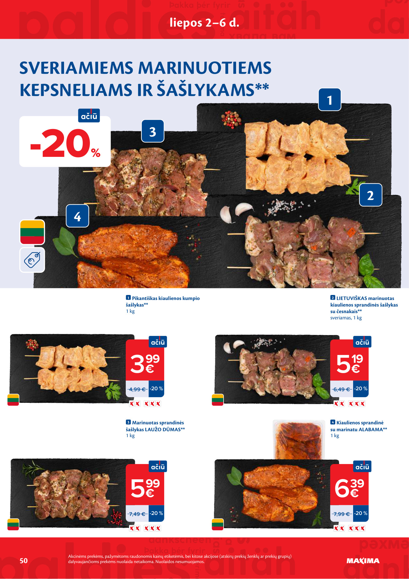 Maxima akcijų leidinys - Birželio 30 – page 50