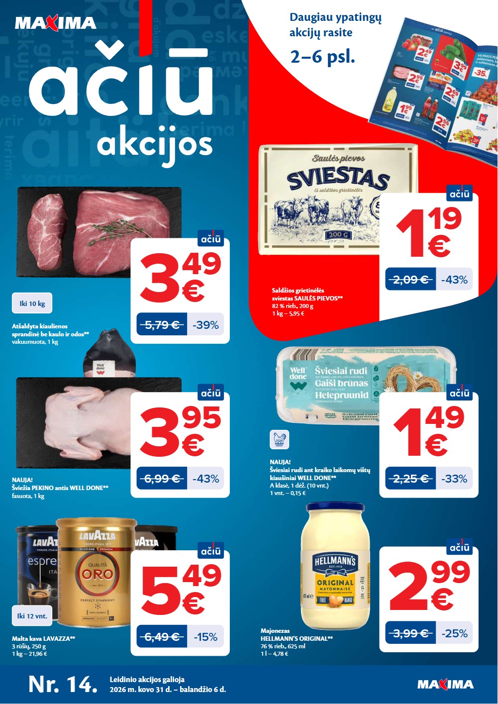 Maxima balandžio akcijų leidinys 1 – page 1