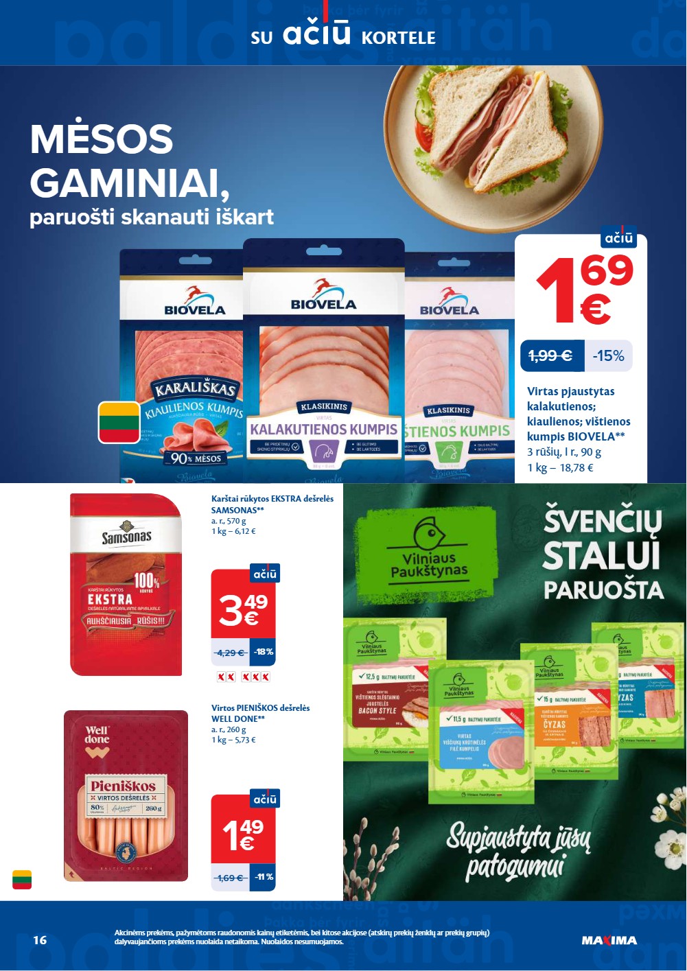 Maxima balandžio akcijų leidinys 1 – page 16