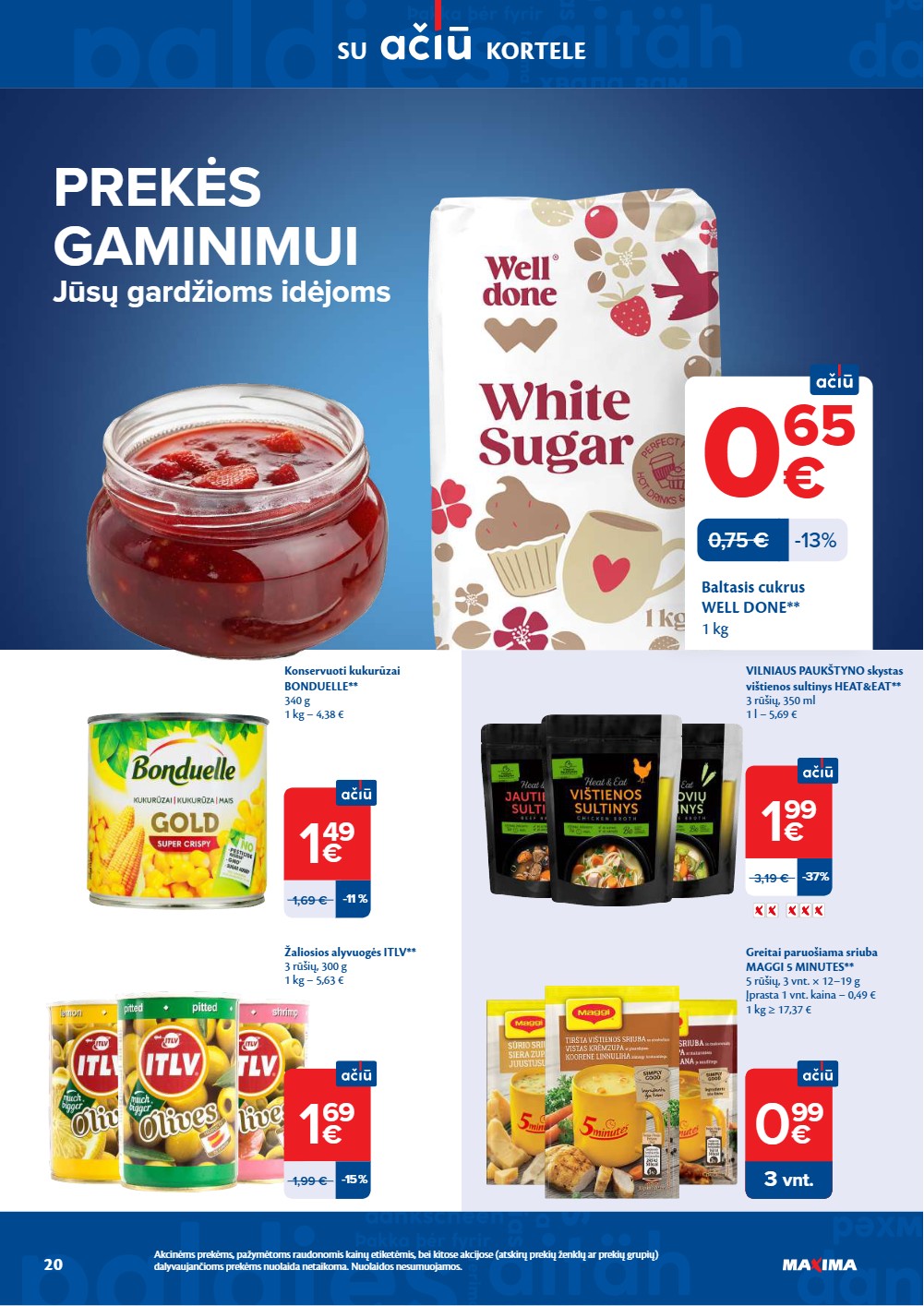 Maxima balandžio akcijų leidinys 1 – page 20