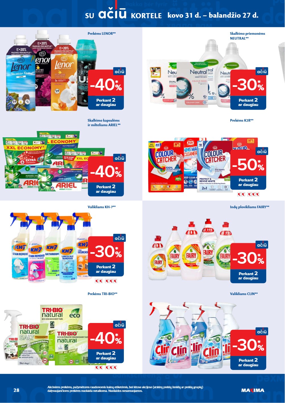 Maxima balandžio akcijų leidinys 1 – page 28