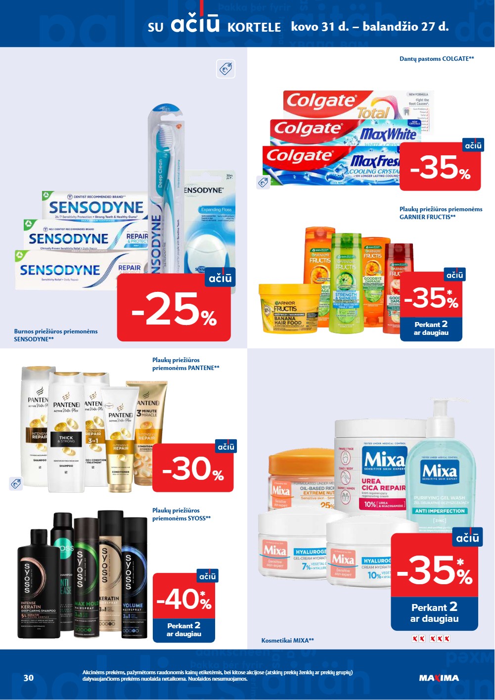 Maxima balandžio akcijų leidinys 1 – page 30