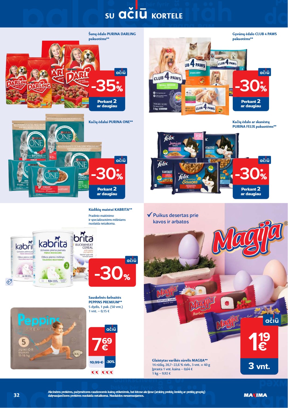 Maxima balandžio akcijų leidinys 1 – page 32
