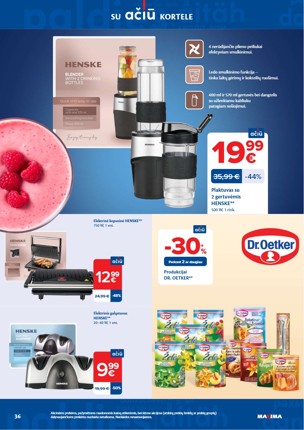 Maxima balandžio akcijų leidinys 1 – page 36