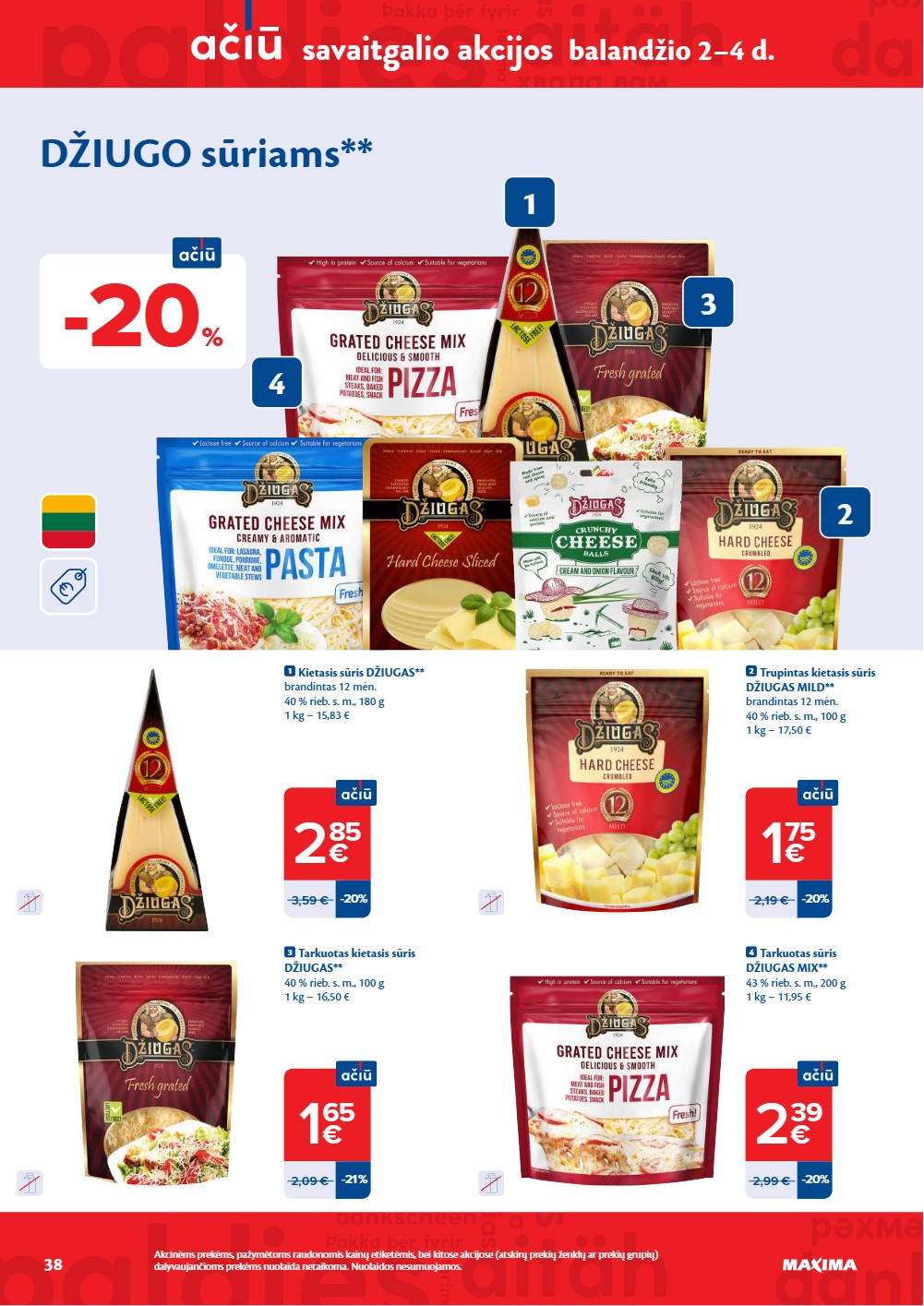 Maxima balandžio akcijų leidinys 1 – page 38