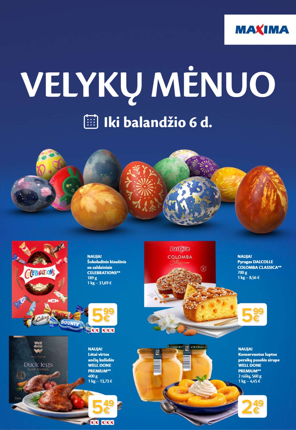 Maxima kovo akcijų vėlykinis leidinys 3 – page 1