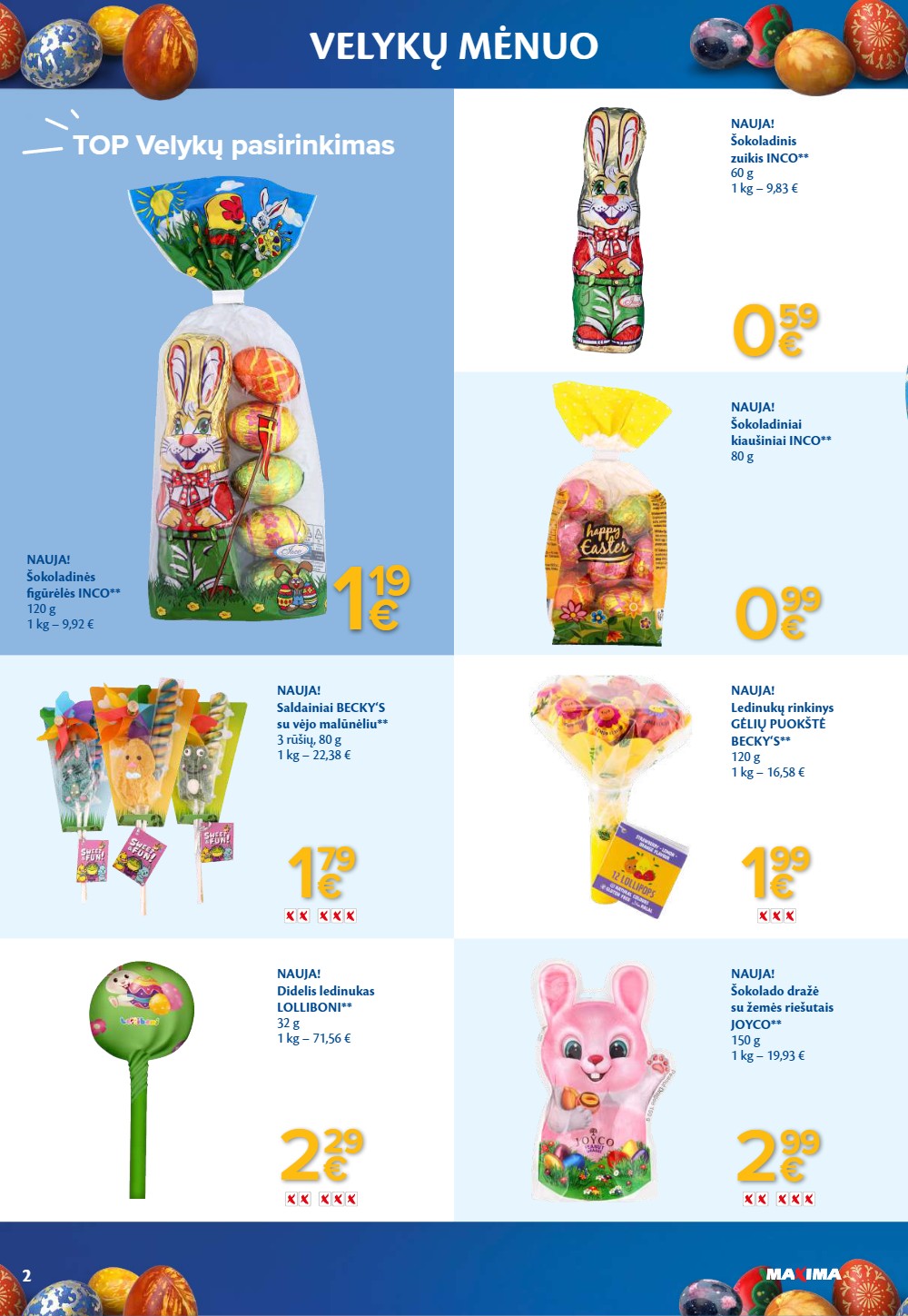 Maxima kovo akcijų vėlykinis leidinys 3 – page 2