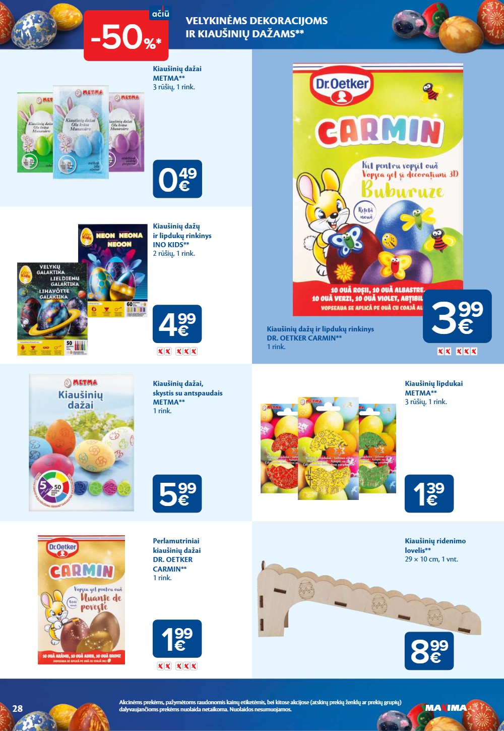 Maxima kovo akcijų vėlykinis leidinys 3 – page 28