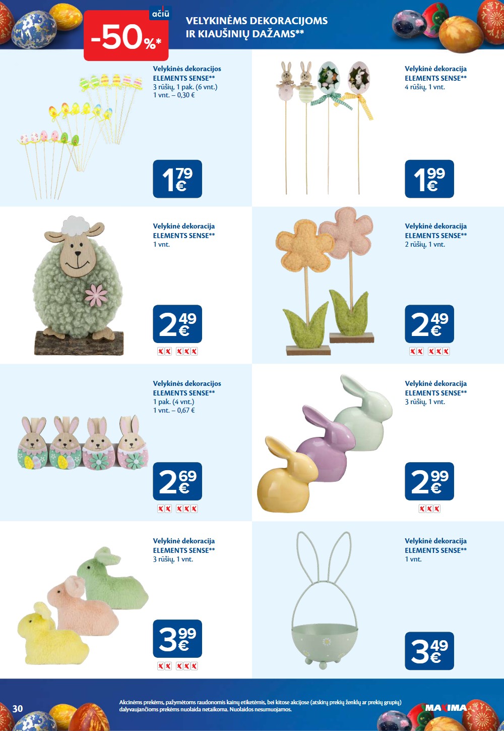 Maxima kovo akcijų vėlykinis leidinys 3 – page 30