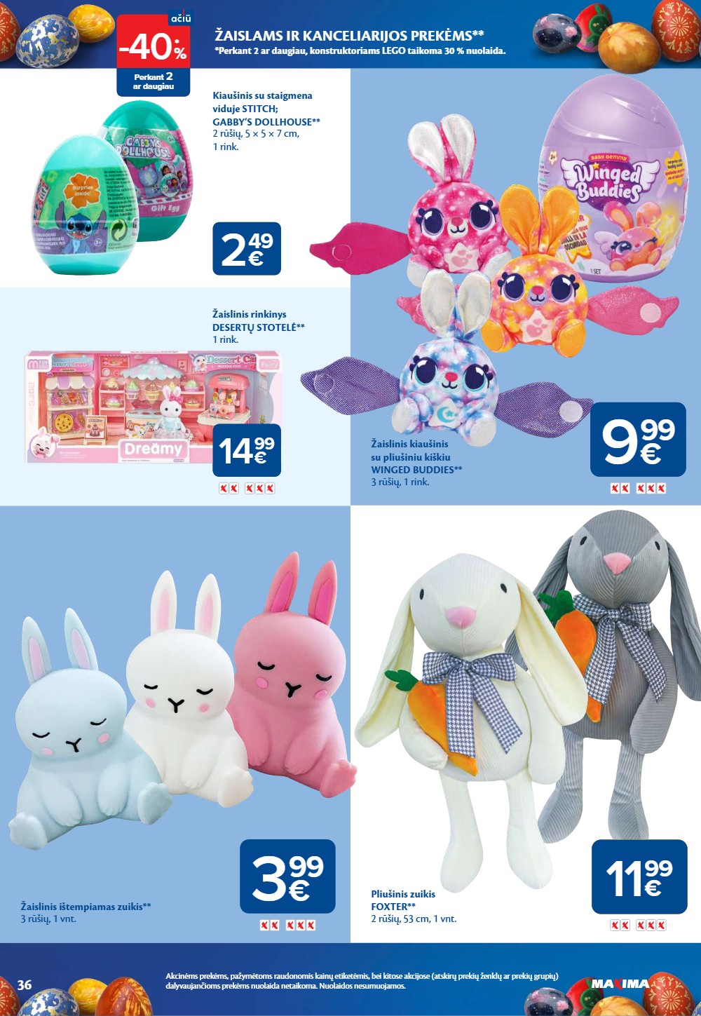 Maxima kovo akcijų vėlykinis leidinys 3 – page 36