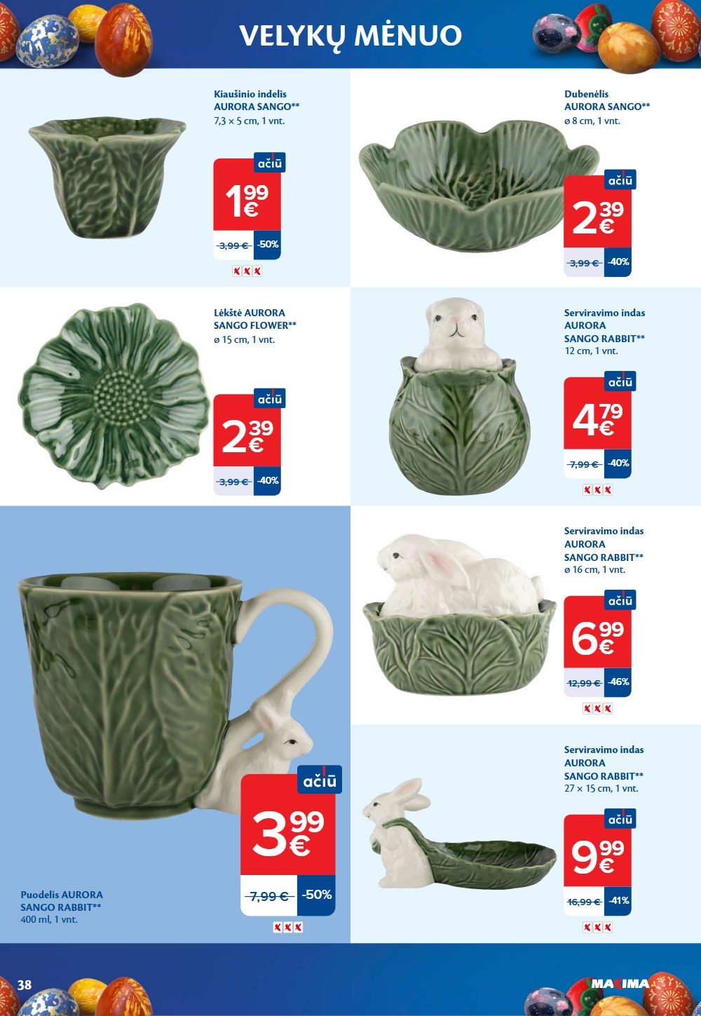 Maxima kovo akcijų vėlykinis leidinys 3 – page 38