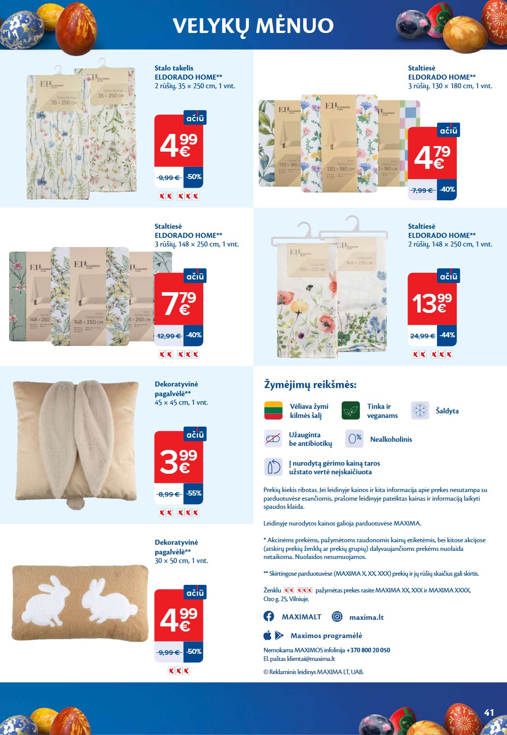 Maxima kovo akcijų vėlykinis leidinys 3 – page 41