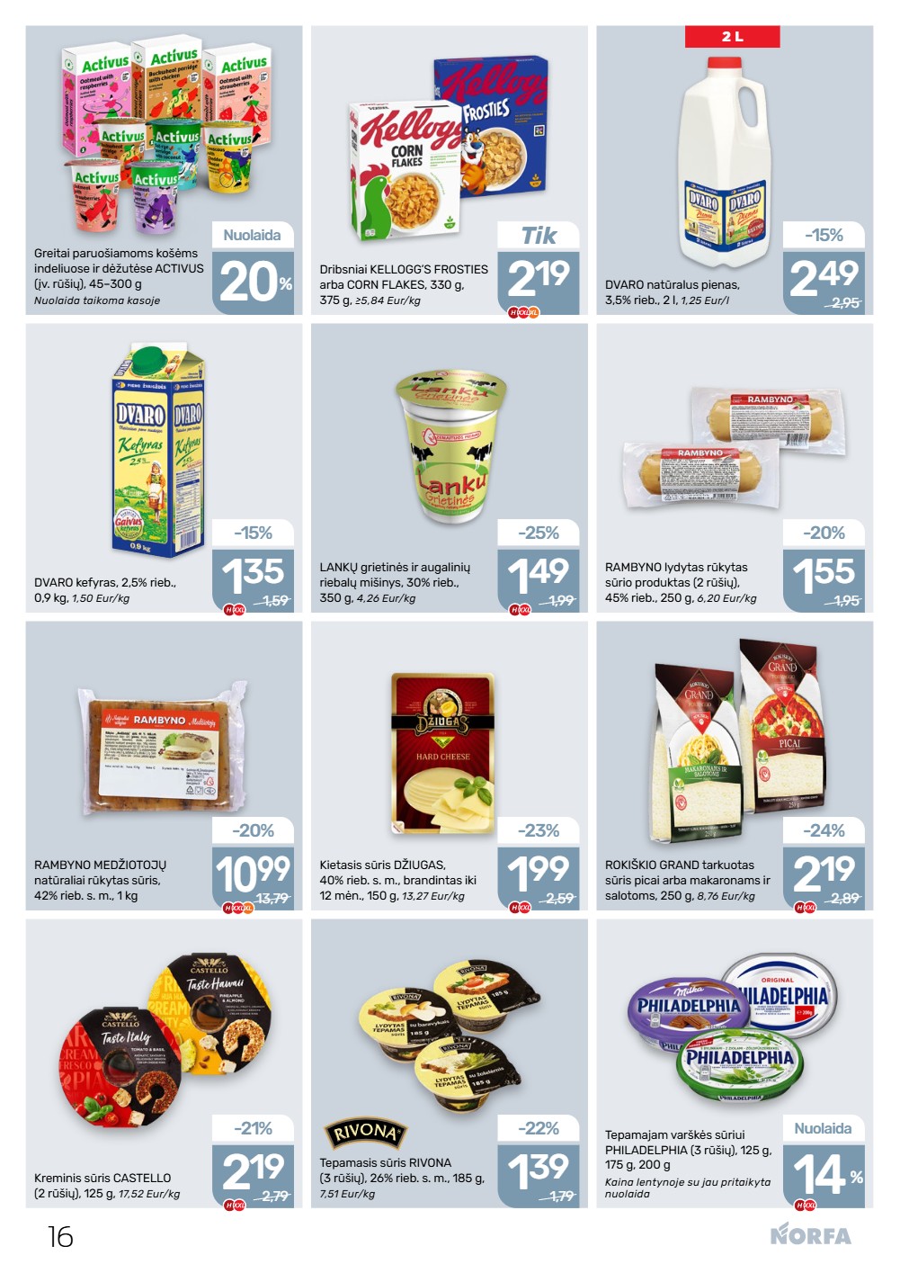 Norfa akcijų leidinys - balandžio 16 – page 16