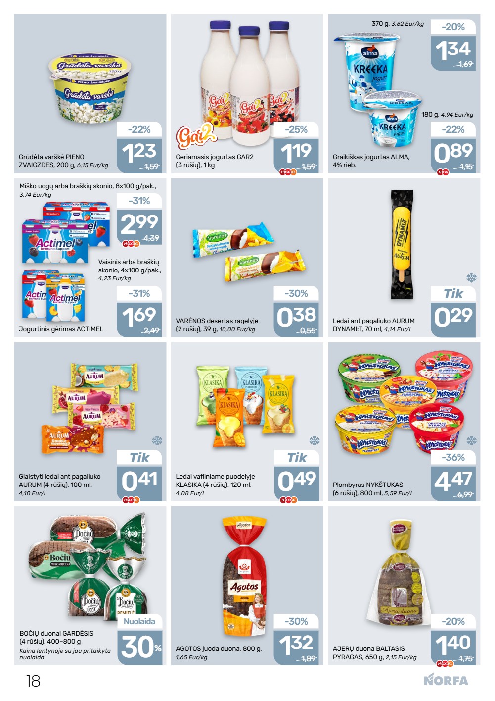 Norfa akcijų leidinys - balandžio 16 – page 18