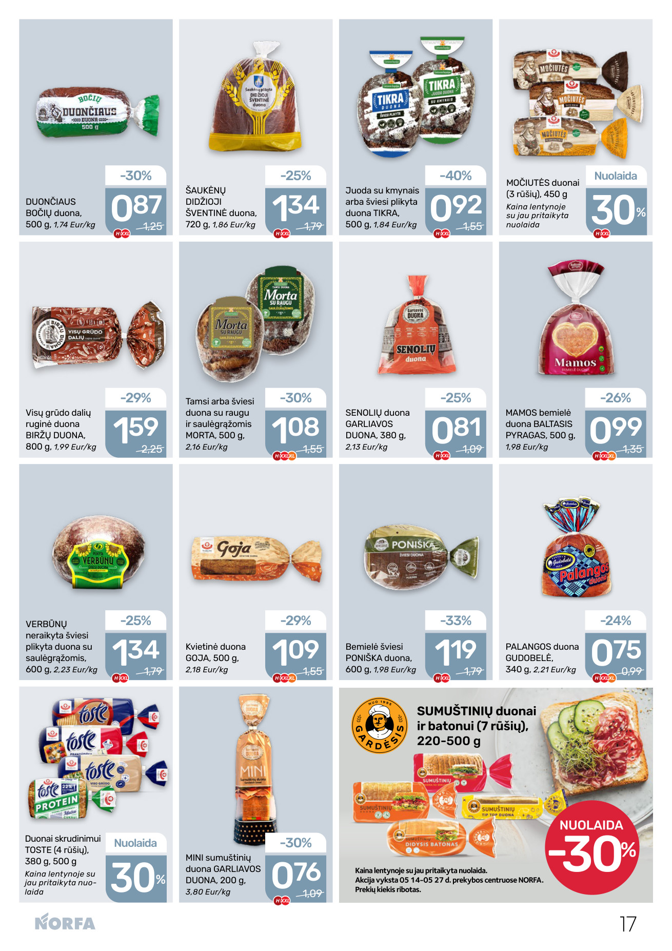 Norfa akcijų leidinys - gegužės 14 – page 17