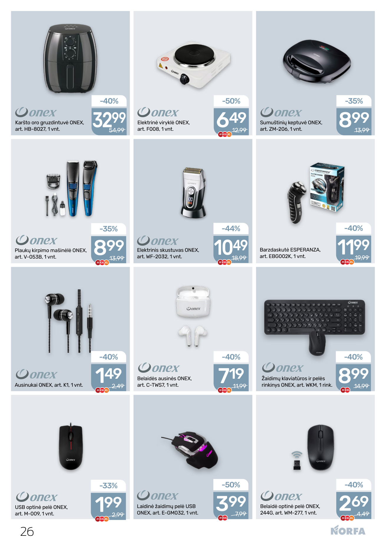 Norfa akcijų leidinys - gegužės 14 – page 26