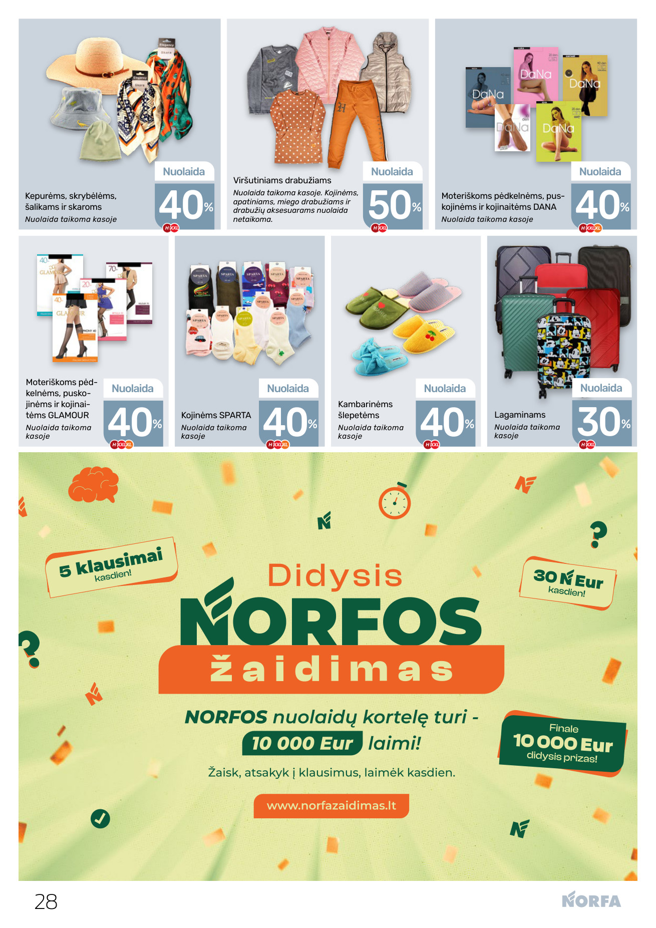 Norfa akcijų leidinys - gegužės 14 – page 28
