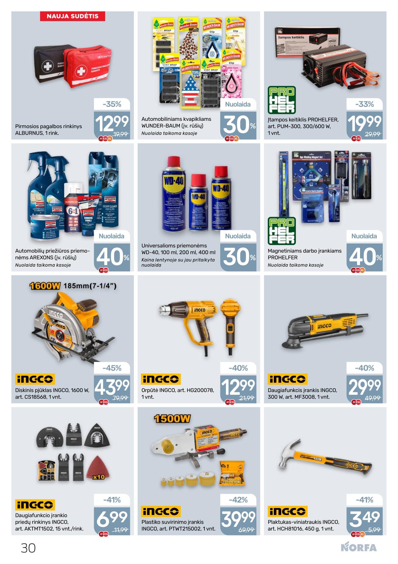 Norfa akcijų leidinys - gegužės 14 – page 30