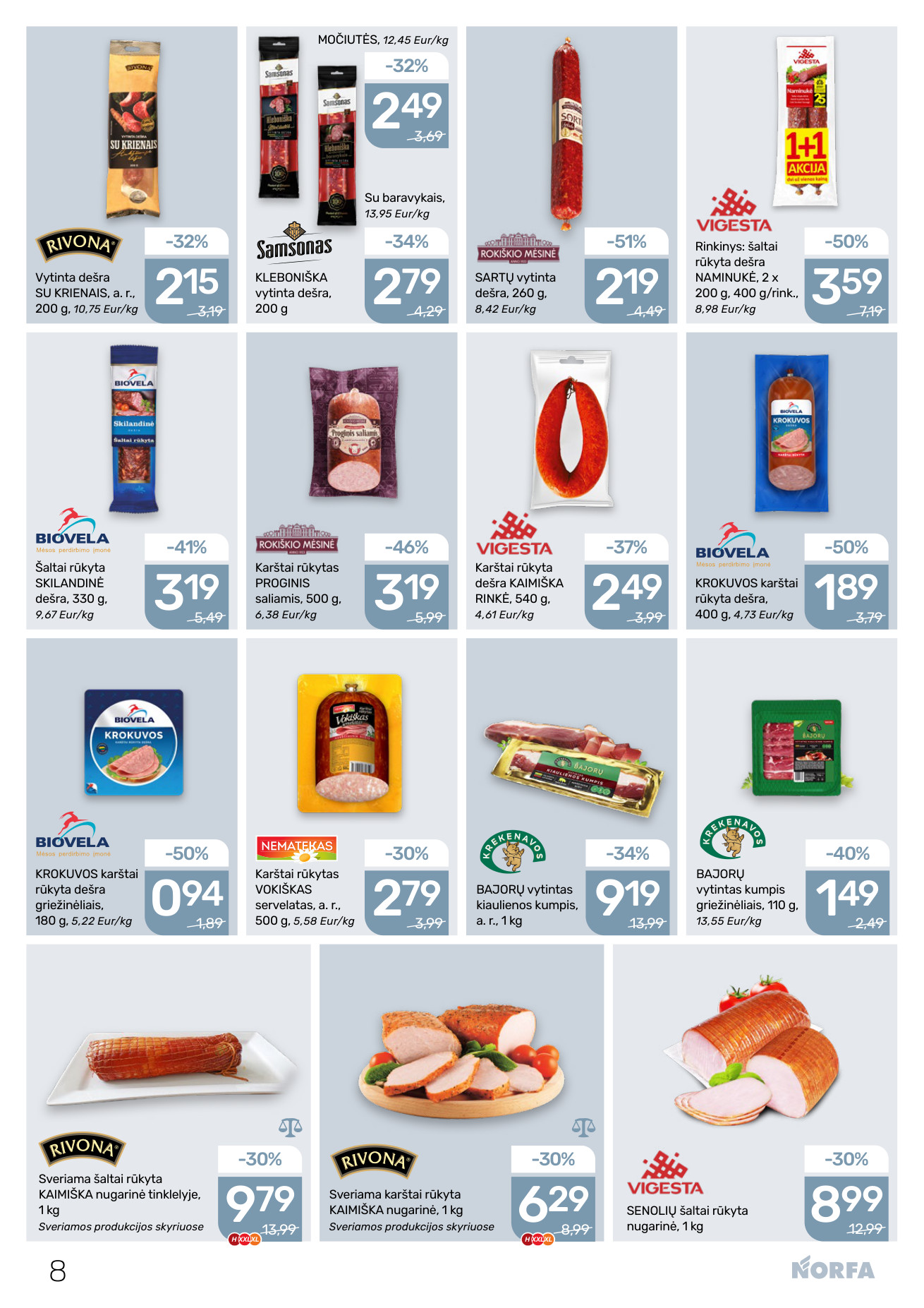 Norfa akcijų leidinys - gegužės 14 – page 8