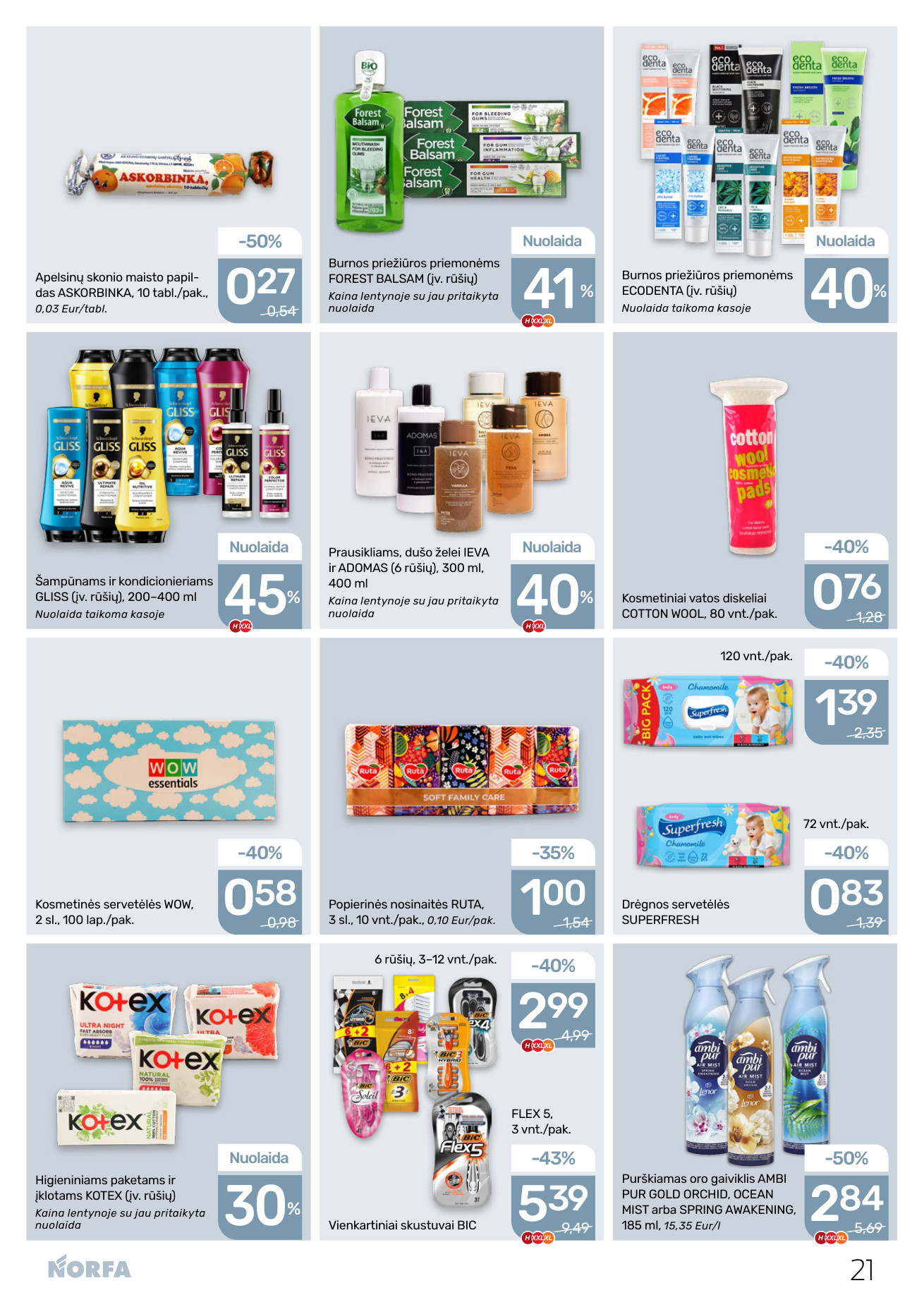 Norfa akcijų leidinys - gegužės 28 – page 21