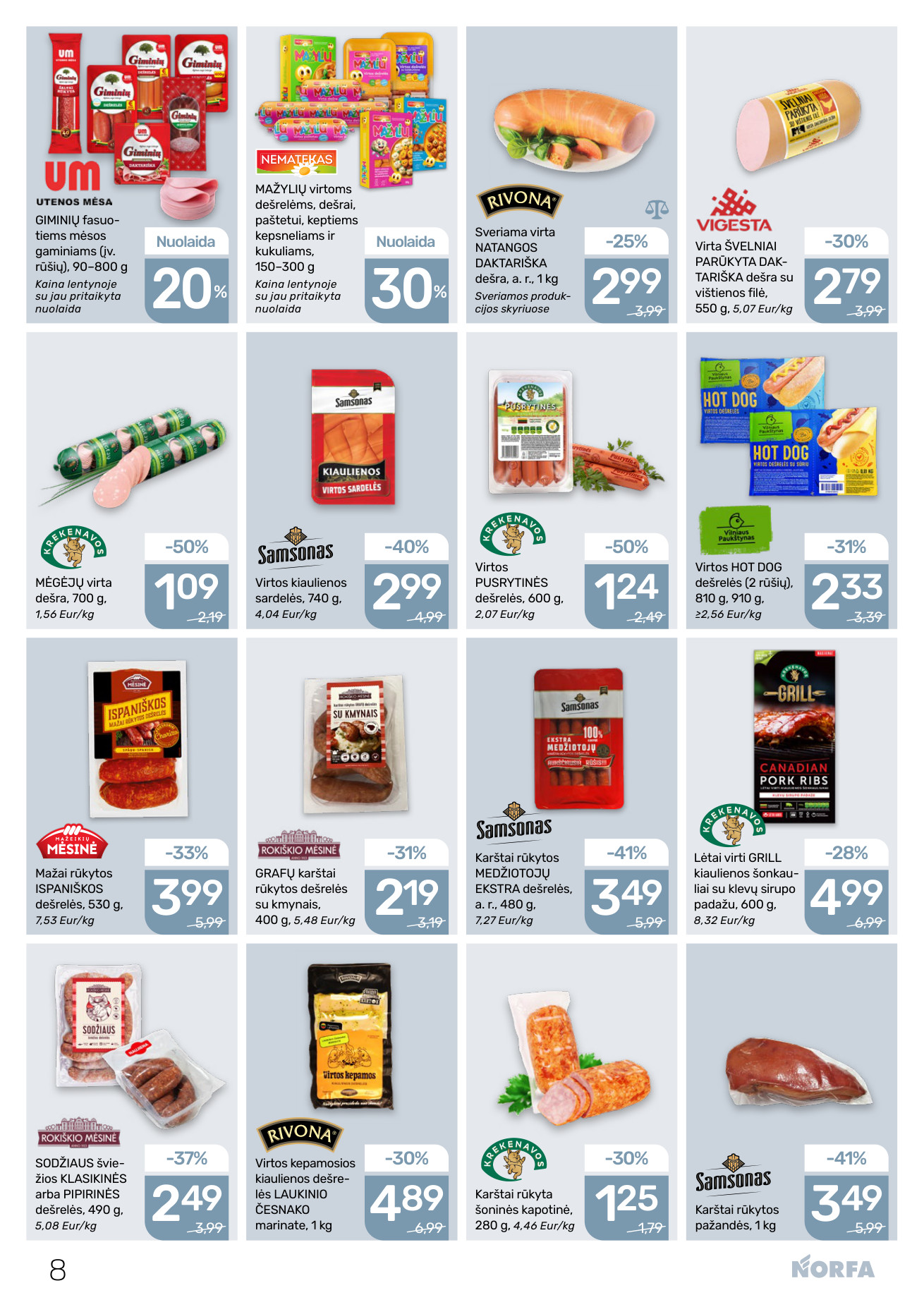 Norfa akcijų leidinys - gegužės 28 – page 8