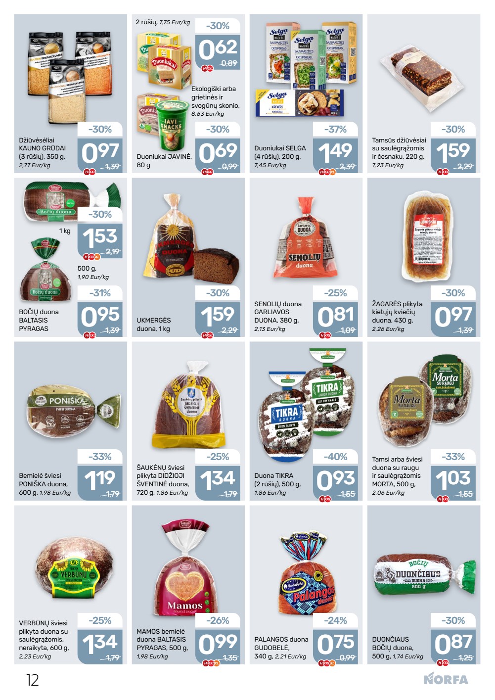 Norfa balandžio akcijų leidinys 1 – page 12