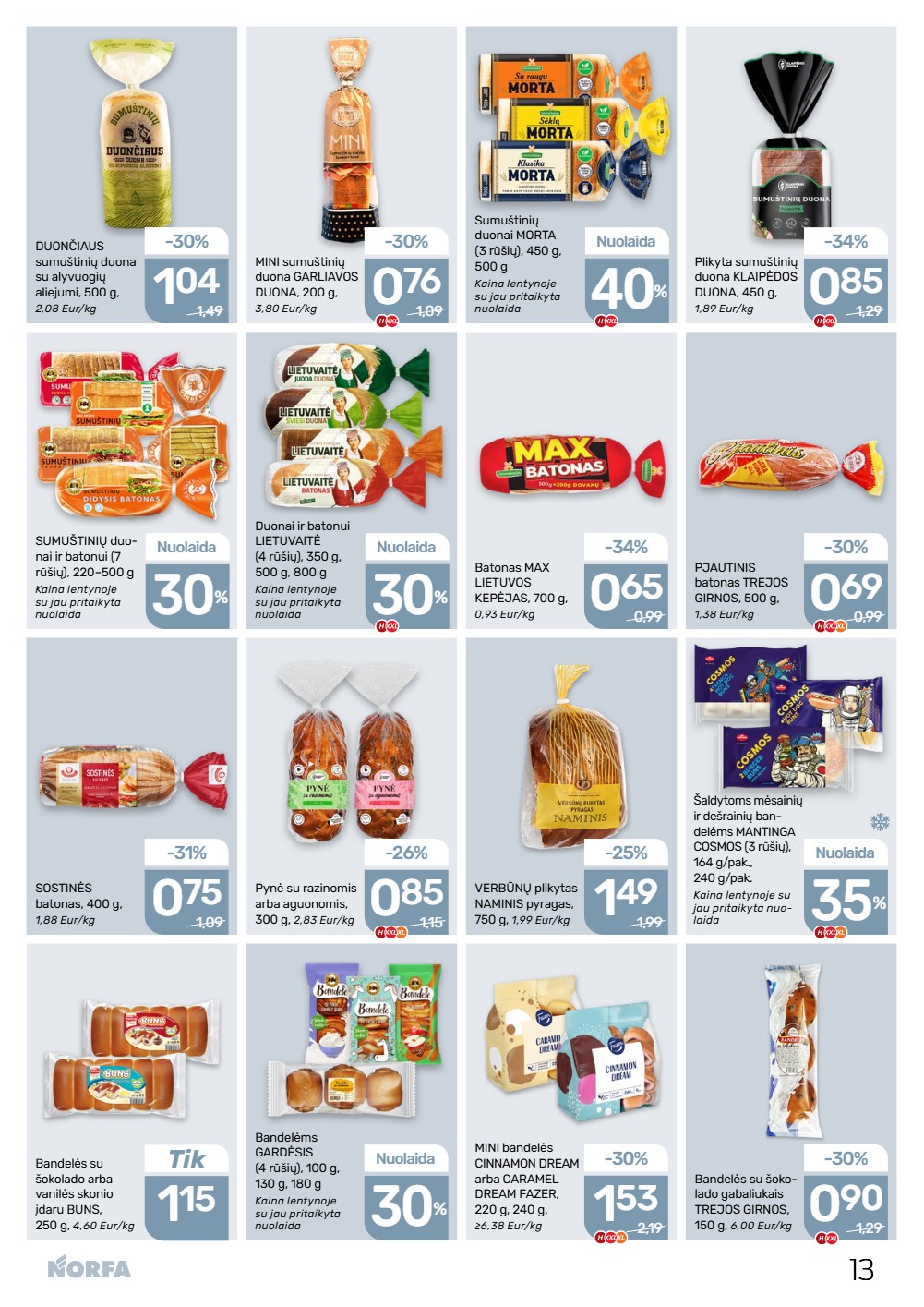 Norfa balandžio akcijų leidinys 1 – page 13