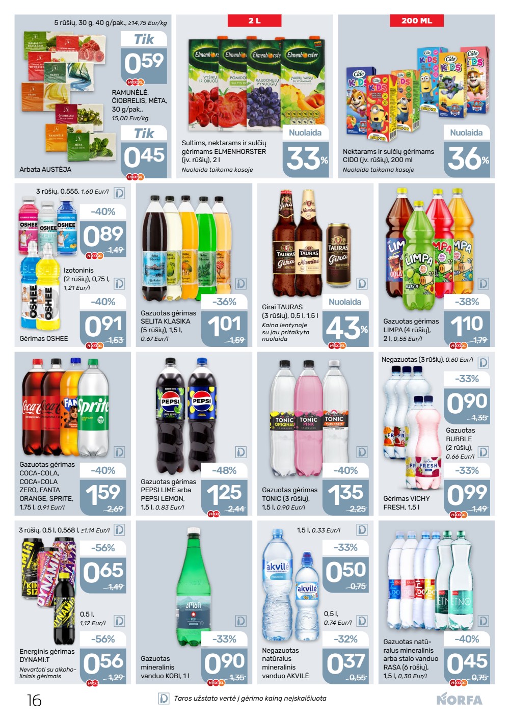 Norfa balandžio akcijų leidinys 1 – page 16