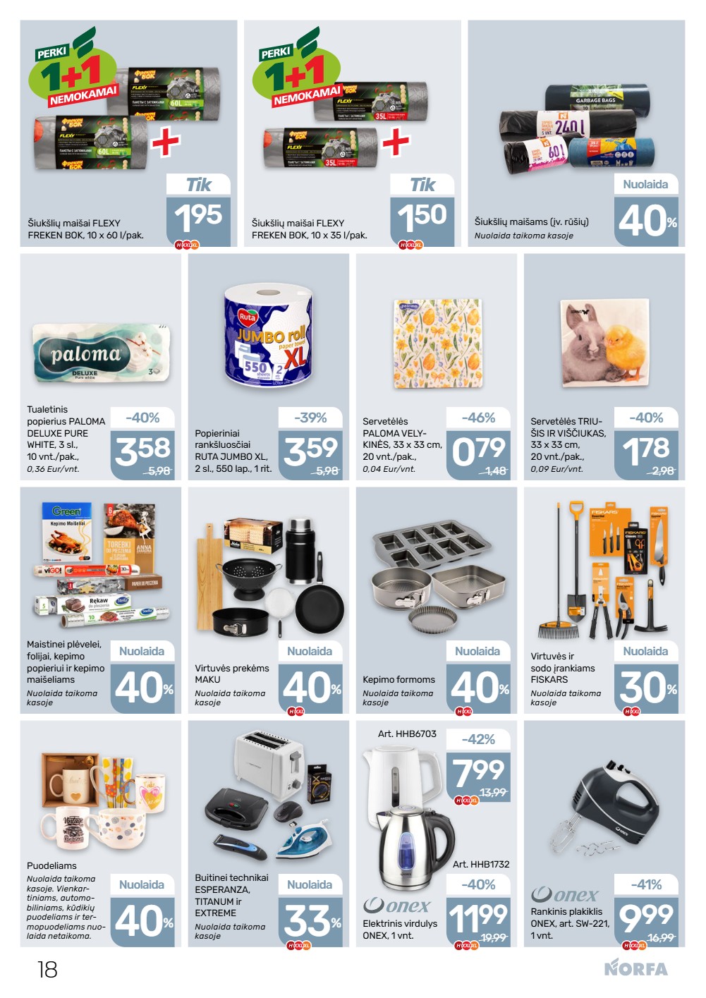 Norfa balandžio akcijų leidinys 1 – page 18