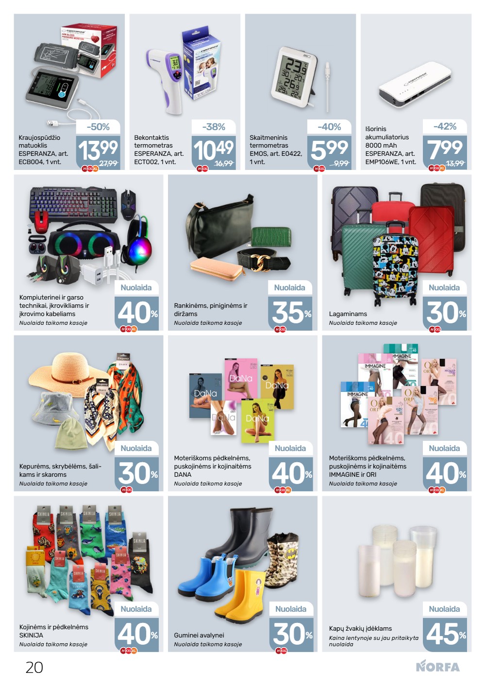 Norfa balandžio akcijų leidinys 1 – page 20